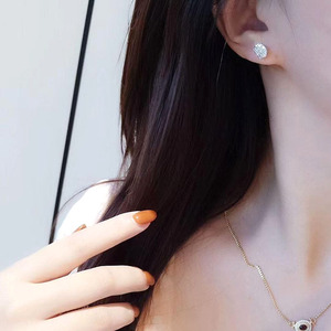 Orecchini a Perno Ovali Mini per Donne, Accessori per Orecchie Semplici per Uso Quotidiano - Product Image 2
