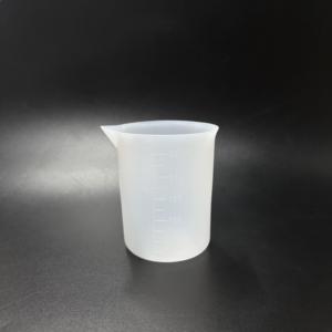 100ml 250ml Hot Sale Laboratory Benutzer definierte Größe Wissenschaft Forschung Silikon Weiß Farbe Becher ohne Griff. - Product Image 5