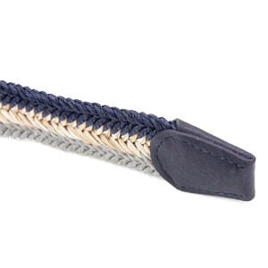 फैशन पुरुषों के डिजाइनर गोल्फ ब्रेडेड बेल्ट एलॉय पिन बकल आउटडोर खेल आकस्मिक बहुकोशिकीय बहुकोशिकीय बुने पॉलिएस्टर/रबर - Product Image 3