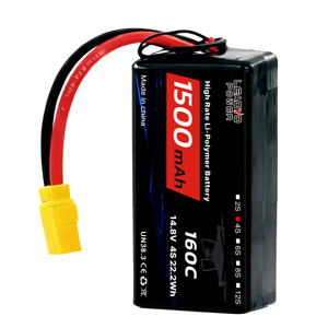 4S HV FPV 리포 배터리 1500mAh 1600mAh 1700mAh 14.8V 160C XT60 플러그 6S 12S 드론용 배터리 고C율 고밀도 - Product Image 4