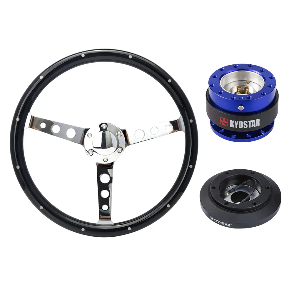 classic car steering wheels quick release steering wheel and hub set