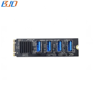 4 * USB 3,0 PCI-E 1X сигнал к <span class=keywords><strong>M</strong></span>.<span class=keywords><strong>2</strong></span> NGFF NVME ключ B + <span class=keywords><strong>M</strong></span> интерфейс адаптер конвертер карты расширения для видеокарты GPU - Product Image 3