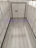 Conteneurs de stockage mobiles pliables et empilables personnalisés pour préfabriqués – Unités de rangement portables pour auto-stockage