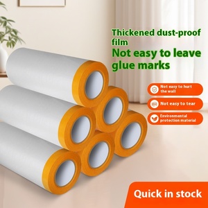 <span class=keywords><strong>Film</strong></span> <span class=keywords><strong>plastique</strong></span> jetable universel PE souple imperméable à l'eau <span class=keywords><strong>Protection</strong></span> contre la poussière et la rénovation pour canapé armoire meubles lit - Product Image 5