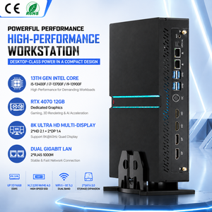 Mini PC de Alto Rendimiento de 13.ª Generación con Rtx4070 de 12 GB, Estación de Trabajo con IA, 96 GB de DDR5, Pantalla Cuádruple de 8k para Computación Zkm300 - Product Image 1