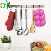 Moule en silicone en forme d'œuf de Pâques à 6 cavités, vente chaude, antiadhésif, pour faire du chocolat, du fondant, moule en silicone pour Halloween