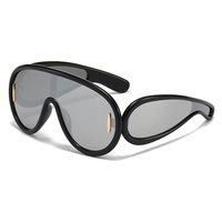 Nuevas Gafas de Sol de Diseñador con Montura Grande, Gafas de Sol de Lujo para Mujer 2023, Gafas de Sol Grandes de Moda para Hombre