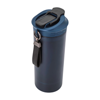 Bouteille d'eau filtrante portable OEM Filtertech P5 en plastique avec mousqueton pour survie, randonnée, camping, escalade et sécurité en extérieur
