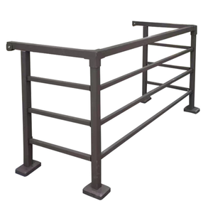 Garde-corps en métal renforcé en acier galvanisé enduit de poudre de 3.0m pour la <span class=keywords><strong>protection</strong></span> de la salle de bain de balcon de villa de bord de mer - Product Image 1