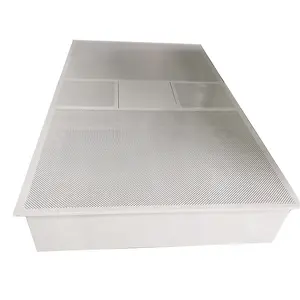 Plafond de débit d'air d'alimentation de plafond à flux laminaire sans grille d'exportation pour salle d'opération Filtre HEPA hotte à flux laminaire