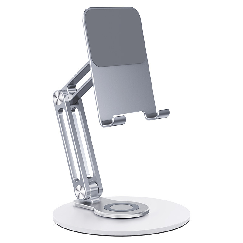 <strong>2025</strong> New <strong>Model</strong> All-Metal Stand Adjustable 360&deg; Rotating Aluminum Alloy Foldable <strong>Tablet</strong> PC Holder Lazy <strong>Tablet</strong> Holder