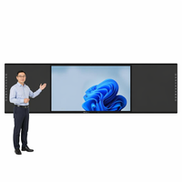 Pizarra Interactiva Inteligente EIBOARD de 86 Pulgadas, 162 185, Pizarra Blanca Interactiva con Sistema Push-Pull, 4K LED IR, para Codificación, Programación, Robótica