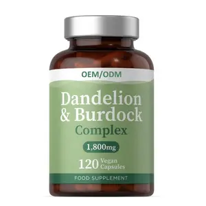 Private Label Hot Selling Organic Burdock Root Capsules Dandelion Capsules Support overall good Dandelion Complex capsules