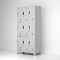 15 portes casiers de gym armoire de rangement En Acier Armoire godrej casier avec jambes