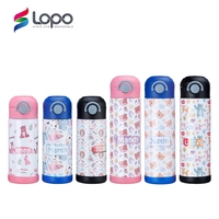 Nouveauté Gobelet en acier inoxydable 12Oz 350Ml 500ML 304 en acier inoxydable pour enfants Bouteille d'eau à sublimation avec couvercle rebondissant et paille