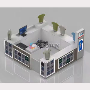 Store Design Pure Cotton Pure Color <strong>Letter</strong> Stand <strong>Price</strong> Garment Kiosk Vest Kiosk OEM - Product Image 2