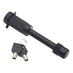 ตัวล็อคกันขโมยแบบก้านลากสีดำพร้อมกุญแจสำหรับรถพ่วงฟาร์ม - Product Image 1