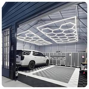 Ánh sáng nhà máy tiệm hớt tóc cửa hàng quần áo cửa hàng cắt tóc siêu thị nhà để xe Hex tổ ong lục giác lục giác chiếu sáng LED ánh sáng - Product Image 2