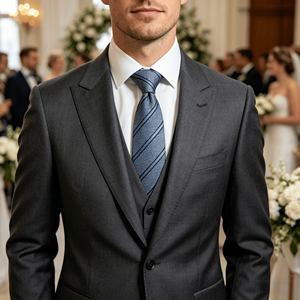 Cravates de mariage de luxe pour homme, nouvelle collection, imprimé floral, jacquard tissé, polyester micro-tissé durable et respirant - Product Image 1