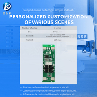 Carte de protection de batterie Li-ion KLS KLS-055 BMS 3S 15A 11.1V 12V 12.6V 18650, chargeur de cellules, certifiée ISO9001