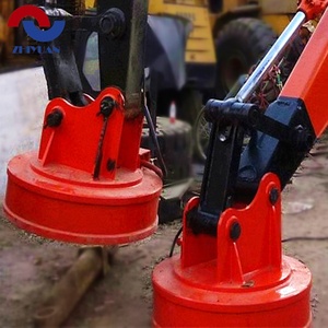 Portabrocas electromagnético redondo de acero de alta resistencia, elevador magnético eléctrico para excavadora - Product Image 5