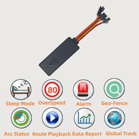 CA-004 4G Kecil mudah untuk bersembunyi pelacakan waktu nyata potongan jarak jauh kendaraan kekuatan Gprs pelacak Gps untuk mobil sepeda motor