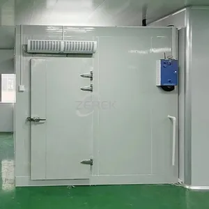 Commercial factory cold storage freezing blast freezer room for potato meat, fish, chicken, seafood with refrigeration unit