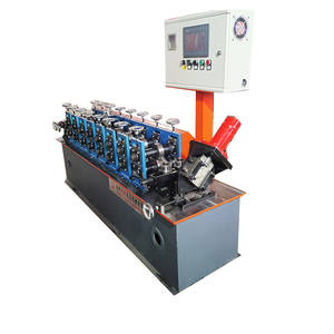 Uruguay Galvanizado Metal Stud And Track C U Perfil Dibujo Drywall Máquina formadora de rollos con punzonado en H - Product Image 1