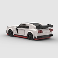 Compatible avec les briques de marque, voiture de course MOC, jouets de construction éducatifs à assembler soi-même pour enfants, en matériau ABS, cadeau d'entreprise