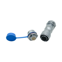 Vente directe usine – Connecteur aviation XSP18 à connexion filetée, prise circulaire mâle 2-14 broches et fiche femelle