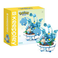 Keeppley - Juego de Bloques de Construcción de Personajes de Dibujos Animados para Ensamblar, Ladrillos de Plástico Personalizados, Decoración de Escritorio, Figura de Juguete, Regalo
