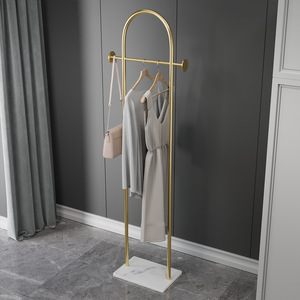 Perchero Metálico Multifuncional Moderno y Minimalista con Estante de Almacenamiento para Dormitorio y Sala de Estar - Product Image 1