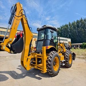 Brand New Backhoe Loader <strong>4WD</strong> 80HP 1.0m&sup3; Bucket <strong>Earth</strong> <strong>Moving</strong> Equipment for Construction &amp; Farm - Product Image 2