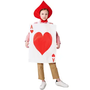 Trump Kingdom Kinderen Performance Poker Cosplay Grappige Rode Poker Outfit Kostuum Halloween Volwassen Kind Poker A