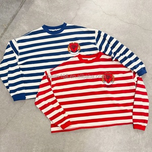Camiseta de Rugby Personalizada con Logotipo Bordado, 100% Algodón, Manga Larga, Cuello Redondo, Fabricante de Camisetas - Product Image 2