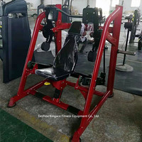 Équipement de Fitness professionnel Machine de pull musculaire chargée de plaque en acier