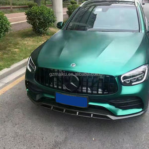 GLC300 X253 GLC43 parachoques delantero labio GLC250 fibra de carbono parachoques delantero labio COUPE TOPCAR estilo para Mercedes GLC 2020 + - Product Image 4