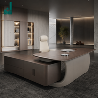 Bureau de travail minimaliste moderne de luxe en panneaux de bois, table d'ordinateur convertible sur mesure pour bureau, maison, hôpital