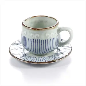 咖啡茶杯日韩陶瓷手绘水杯马克杯直销