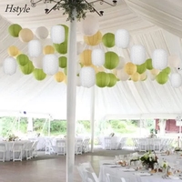 10 pièces lanternes en papier chinois, évider suspendus asie lampes en papier blanc japonais lanternes de 6 pouces pour anniversaire décor à la maison SD555