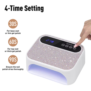 Sèche-<span class=keywords><strong>ongles</strong></span> professionnel rechargeable 168w à séchage rapide, <span class=keywords><strong>lampe</strong></span> à <span class=keywords><strong>ongles</strong></span> <span class=keywords><strong>LED</strong></span> UV <span class=keywords><strong>pour</strong></span> salon - Product Image 3