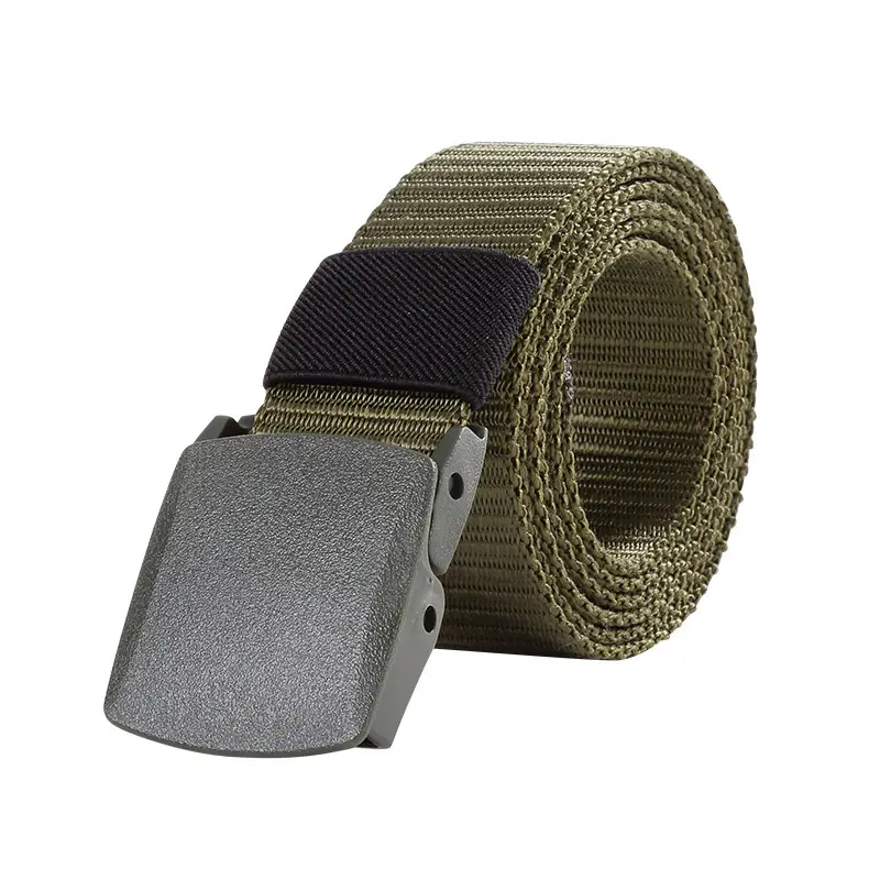 Light Weight Nylon Fabric Business Men Webbing Women Outdoor Tactical Training Style Male Belts Luxury Ceinture Tissu Homme Belt