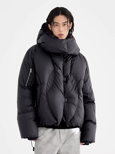 Veste matelassée courte d'<span class=keywords><strong>hiver</strong></span> pour <span class=keywords><strong>homme</strong></span>, coupe-vent, légère, en toile, <span class=keywords><strong>parka</strong></span>, fermeture éclair, <span class=keywords><strong>grande</strong></span> <span class=keywords><strong>taille</strong></span>, à capuche, courte - Product Image 2