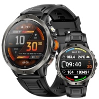 Reloj Inteligente KT92 con Pantalla TFT de 1.7 Pulgadas, Carga Inalámbrica, Caja de Aleación de Titanio, Llamadas, Monitor de Frecuencia Cardíaca, Registro de Pasos, Monitorización del Sueño