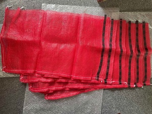 Plastik Kemasan Ramah Lingkungan Kentang Bawang Jeruk Sayuran Buah Kubis PP Leno Tas Jaring Grosir Tas Jaring Kosong untuk Kayu Bakar