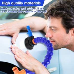 Extracteur de réparation de dépression de <span class=keywords><strong>voiture</strong></span> réutilisable Outil de ventouse de <span class=keywords><strong>pompe</strong></span> à main bleue pour l'outil de véhicule de retrait de dépression de corps flexible - Product Image 2