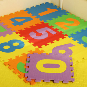 EVA número de patrón de corte para educativos aprendizaje 0-9 piso número mat <span class=keywords><strong>en</strong></span> diseño de rompecabezas fabricante de china - Product Image 5
