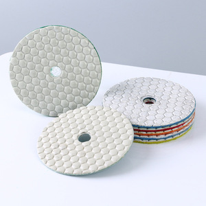 Disco de Pulido de Resina de Diamante Personalizable OEM, Soporte para Almohadilla de Pulido de Goma de 4 Pulgadas con Rosca M14/5/8''-11, Grano 1000 Medio - Product Image 4