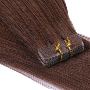 Extensions de <span class=keywords><strong>Cheveux</strong></span> Humains à Bandes Adhésives, Invisible, <span class=keywords><strong>Cheveux</strong></span> Russes, Nouées à la Main, Cuticules Alignées, Sans Couture, Vente en Gros - Product Image 5