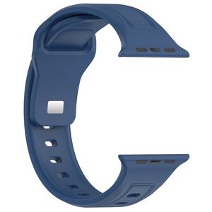 Para <span class=keywords><strong>Apple</strong></span> <span class=keywords><strong>Watch</strong></span> Band Ultra 49mm 45mm 41mm 44mm 42mm 40mm 38mm Pulsera Correa de reloj de silicona de color sólido - Product Image 5